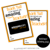 Teacher AMAZON Gift Card Holder