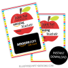 Teacher AMAZON Gift Card Holder INSTANT DOWNLOAD