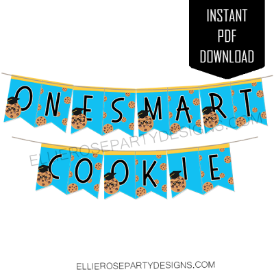 One Smart Cookie Graduation Banner