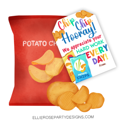 Chip Chip Hooray Thank You Tags